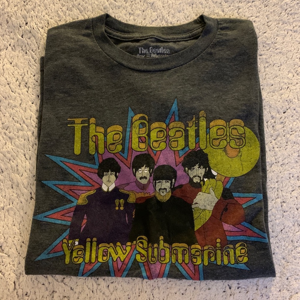 Small Grey The Beatles Yellow Submarine T-Shirt